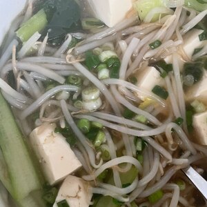 豆腐と野菜のとろみスープ